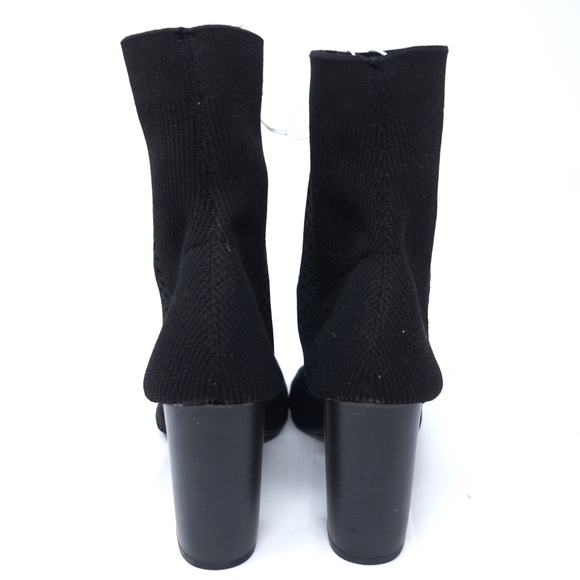 Mossimo Florentina Knit Sock Ankle Boots Peep Toe - Picture 4 of 6